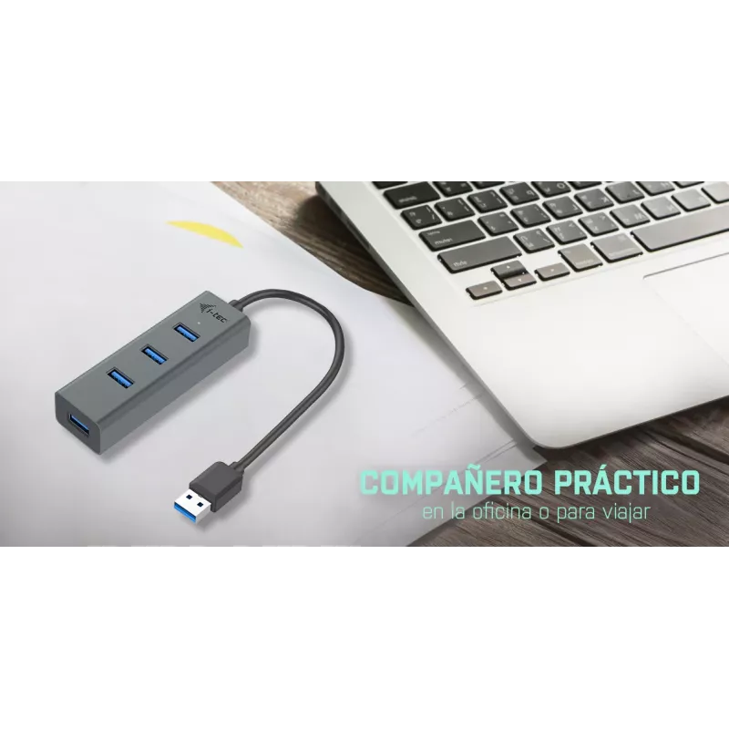 USB-keskitin i-tec Metal USB 3.0 -keskitin 4 porttia