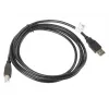 USB 2.0 -kaapeli LANBERG CA-USBA-10CC-0018-BK — 1,8 m, USB A (uros) - USB B (uros), musta