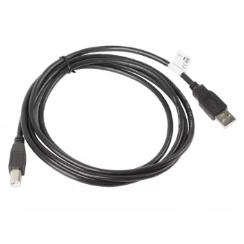 USB 2.0 -kaapeli LANBERG CA-USBA-10CC-0018-BK — 1,8 m, USB A (uros) - USB B (uros), musta