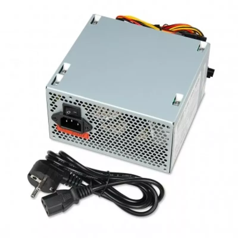Virtalähde ATX IBOX CUBE II 400 W — 20+4-pin, 120 mm tuuletin, hopea