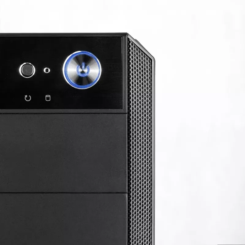 Modecom Oberon Pro Midi Tower -tietokonekotelo, ATX/Micro ATX/ITX, sivuikkuna, näytönohjain enintään 395 mm, 2x USB 3.0, musta