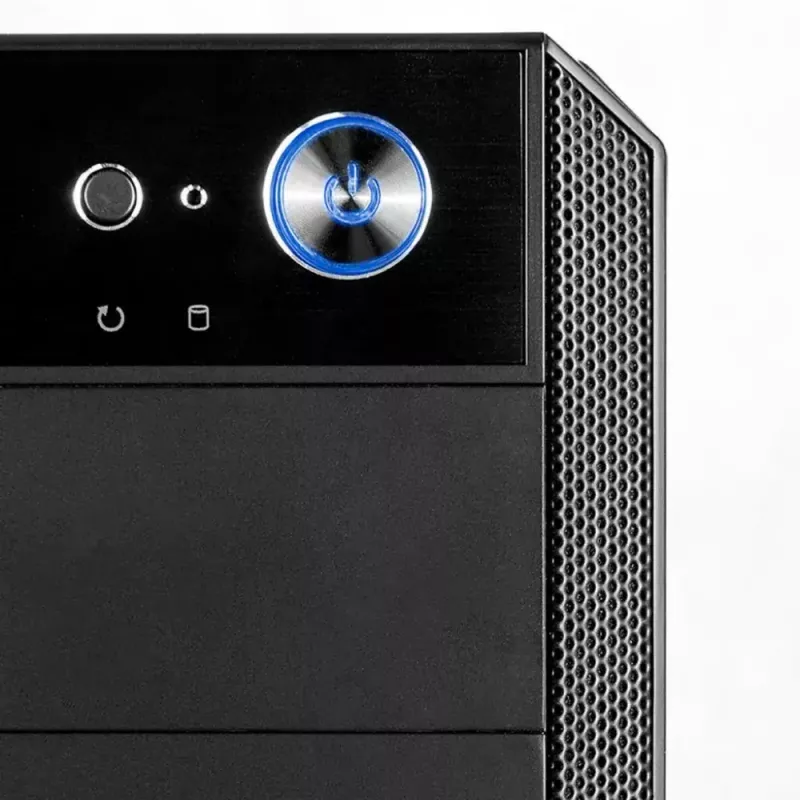 Modecom Oberon Pro Midi Tower -tietokonekotelo, ATX/Micro ATX/ITX, sivuikkuna, näytönohjain enintään 395 mm, 2x USB 3.0, musta