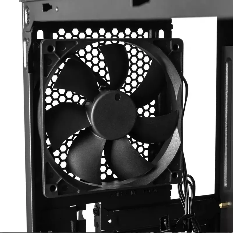 Modecom Oberon Pro Midi Tower -tietokonekotelo, ATX/Micro ATX/ITX, sivuikkuna, näytönohjain enintään 395 mm, 2x USB 3.0, musta
