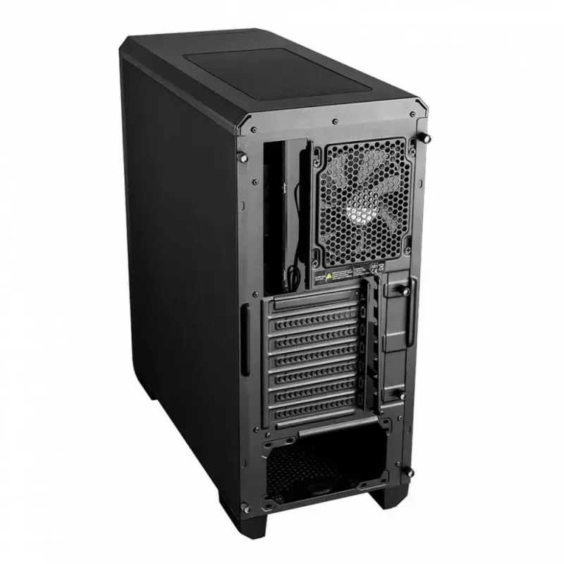 Modecom Oberon Pro Midi Tower -tietokonekotelo, ATX/Micro ATX/ITX, sivuikkuna, näytönohjain enintään 395 mm, 2x USB 3.0, musta