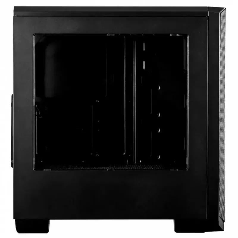 Modecom Oberon Pro Midi Tower -tietokonekotelo, ATX/Micro ATX/ITX, sivuikkuna, näytönohjain enintään 395 mm, 2x USB 3.0, musta