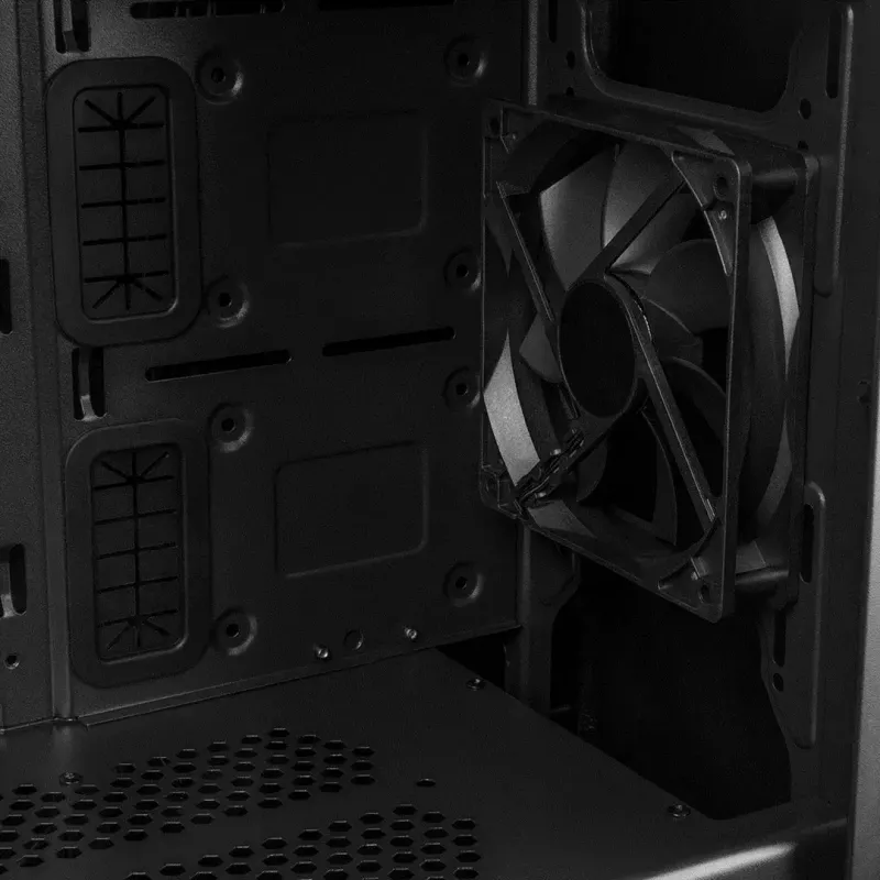 Modecom Oberon Pro Midi Tower -tietokonekotelo, ATX/Micro ATX/ITX, sivuikkuna, näytönohjain enintään 395 mm, 2x USB 3.0, musta
