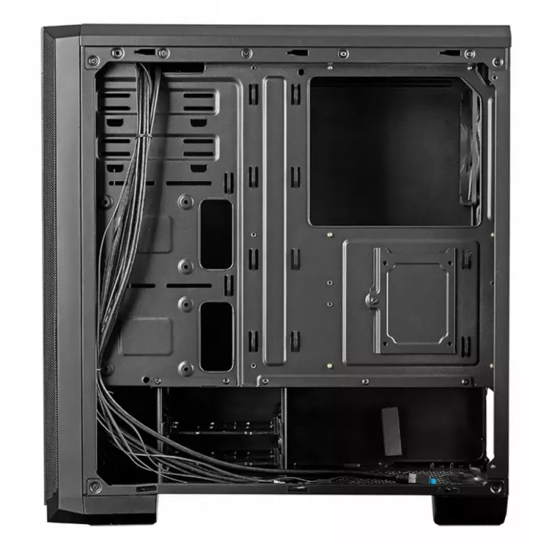 Modecom Oberon Pro Midi Tower -tietokonekotelo, ATX/Micro ATX/ITX, sivuikkuna, näytönohjain enintään 395 mm, 2x USB 3.0, musta