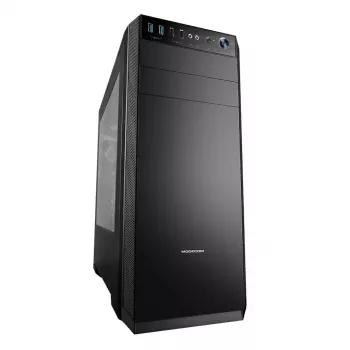 PC-kotelo MODECOM Oberon Pro Midi Tower – musta, ATX/ITX/Micro ATX, karkaistu lasi, jopa 395 mm GPU