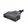 HDMI-kaapeli Gembird DSP-2PH4-04 — HDMI tyyppi A uros - 2× HDMI tyyppi A naaras, musta, suorat liittimet