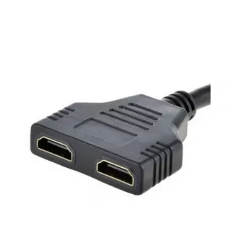 HDMI-kaapeli Gembird DSP-2PH4-04 — HDMI Type A uros - 2× HDMI Type A naaras, musta, suorat liittimet