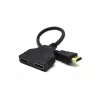 HDMI-kaapeli Gembird DSP-2PH4-04 — HDMI tyyppi A uros - 2× HDMI tyyppi A naaras, musta, suorat liittimet