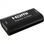 AV-toistin TECHLY IDATA-HDMI2-RIP4KT — HDMI 2.0, HDCP 2.2, 4096×2160, enimmäisetäisyys 40 m, musta
