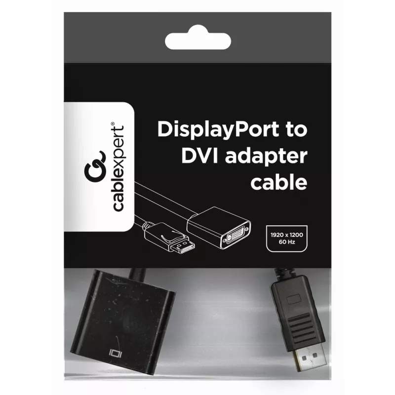 GEMBIRD DisplayPort–DVI-adapterikaapeli – musta