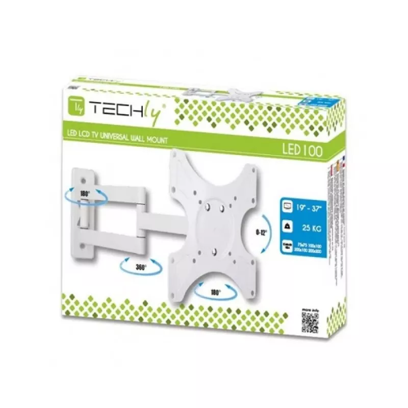 Techly ICA-LCD-2903WH TV-seinäteline 94 cm (37