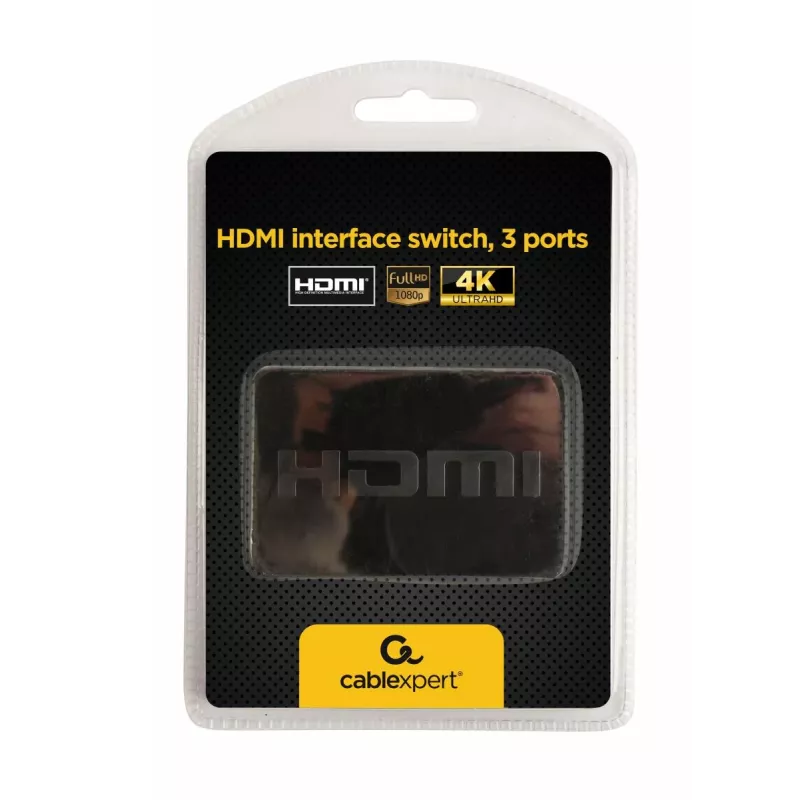 GEMBIRD HDMI-liitäntävalitsin, 3 porttia
