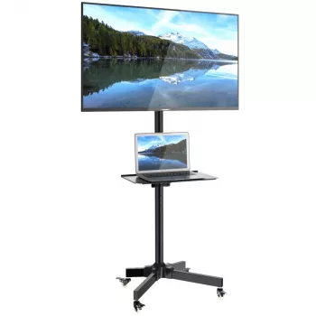 Techly liikkuva lattiastandi LCD/LED/Plasma 23