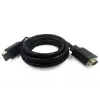 Gembird CCP-DPM-VGAM-6 DisplayPort–VGA-sovitinkaapeli, 1,8 m, musta