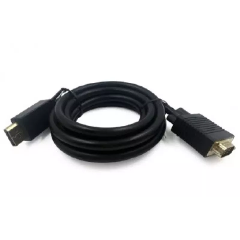 Gembird CCP-DPM-VGAM-6 DisplayPort–VGA-sovitinkaapeli, 1,8 m, musta