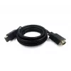 Gembird CCP-DPM-VGAM-6 DisplayPort–VGA-sovitinkaapeli, 1,8 m, musta
