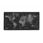 Hiirimatto NATEC Time Zone Map Maxi — kangas 400×800 mm, 2,5 mm, vedenpitävä, liukumaton