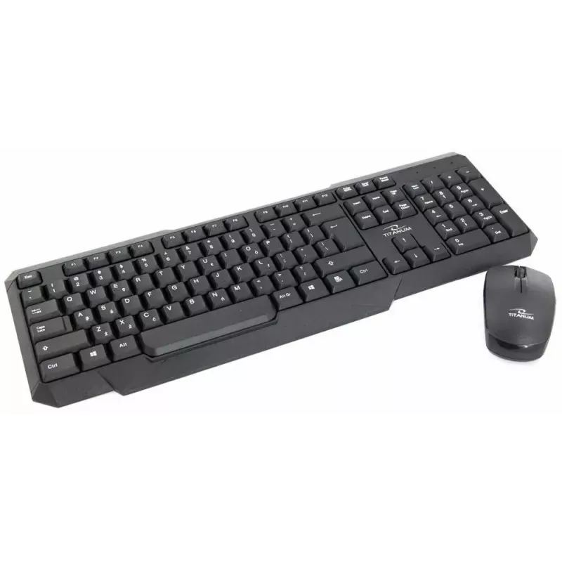 Titanum Memphis TK108 näppäimistö- ja USB-hiirisarja, musta