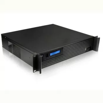 Palvelinrack-kotelo TECHLY I-CASE IPC-240L, 2U, Micro-ATX, 4x 3,5 tuuman paikka, 1x 5,25 tuuman paikka, 465x400x88,8 mm, musta