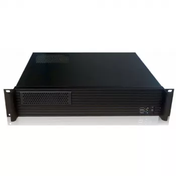 Palvelinrack-kotelo TECHLY I-CASE IPC-240L, 2U, Micro-ATX, 4x 3,5 tuuman paikka, 1x 5,25 tuuman paikka, 465x400x88,8 mm, musta