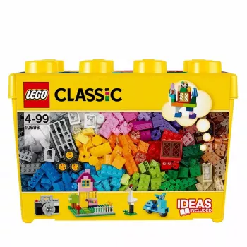 Rakennussarja LEGO Classic 10698 — 790 osaa, monivärinen, 33 väriä, sisältää vihreät peruslevyt ja lisävarusteet
