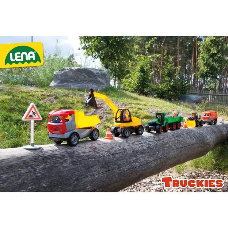 Lena Truckies traktori, traktori, 2 vuosi/vuotta, muovi, musta, vihreä