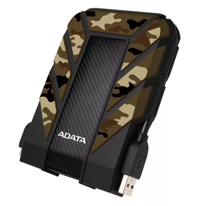Ulkoinen HDD ADATA HD710M Pro 2 TB USB 3.2 Gen 1 (USB Type-A / Micro-USB B) Camouflage, iskunkestävä