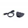 HDMI-keskitin Gembird DSW-HDMI-35 — 3 liitäntää, HDMI, 0,5 m kaapeli, musta