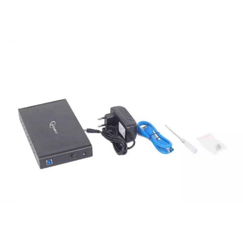 GEMBIRD ulkoinen USB 3.0 -kotelo 3,5 tuumaa – musta
