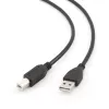 GEMBIRD USB 2.0 Type-A - USB Type-B -kaapeli 1 m, musta
