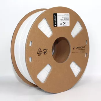 GEMBIRD ABS-filamentti – valkoinen – 1,75 mm – 1 kg