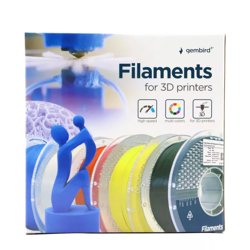 3D-tulostusmateriaali Gembird 3DP-ABS1.75-01-B ABS Navy 1 kg