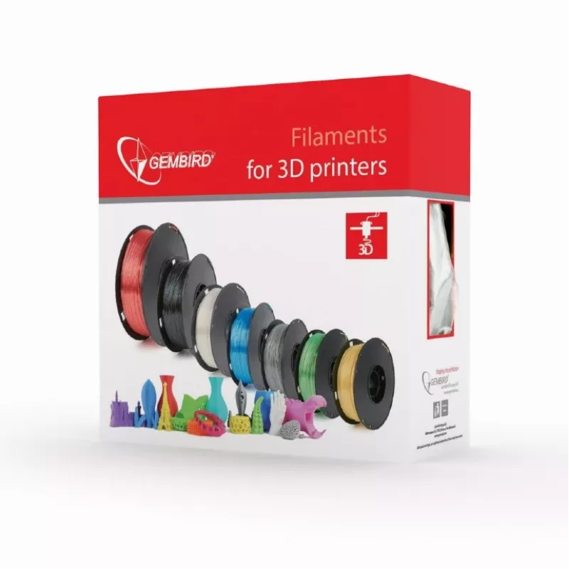 3D-tulostusmateriaali polylaktidi (PLA) Gembird 3DP-PLA1.75-01-B