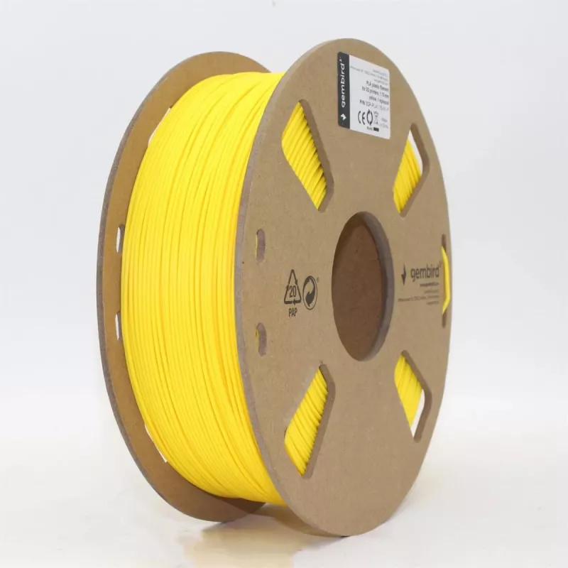 GEMBIRD PLA keltainen, 1,75 mm, 1 kg