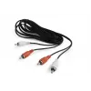 Audiokaapeli Gembird CCA-2R2R-6 1,8 m 2 x RCA musta