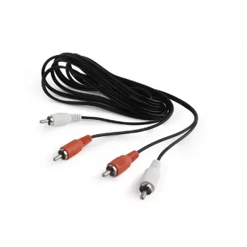 Audiokaapeli Gembird CCA-2R2R-6 1,8 m 2 x RCA musta