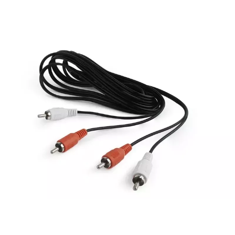 Audiokaapeli Gembird CCA-2R2R-6 1,8 m 2 x RCA musta