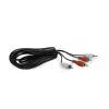 Audiokaapeli Gembird CCA-2R2R-6 1,8 m 2 x RCA musta