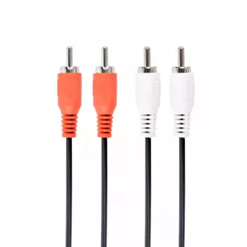 Audiokaapeli Gembird CCA-2R2R-6 1,8 m 2 x RCA musta