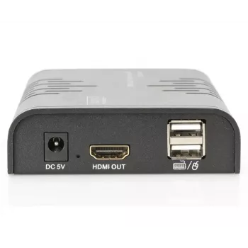 DIGITUS HDMI KVM -jatko, 120 m verkkokaapelin kautta (Cat 5, 5E, 6), Full HD, 1080p