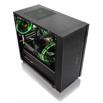 PC-kotelo Thermaltake Versa H18 micro tower musta