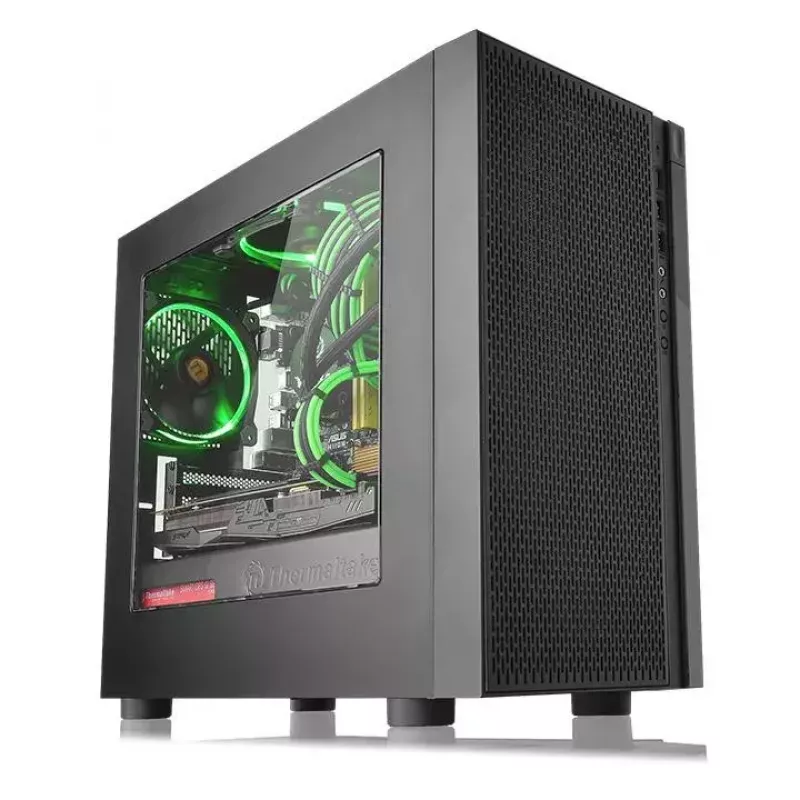 PC-kotelo Thermaltake Versa H18 micro tower musta