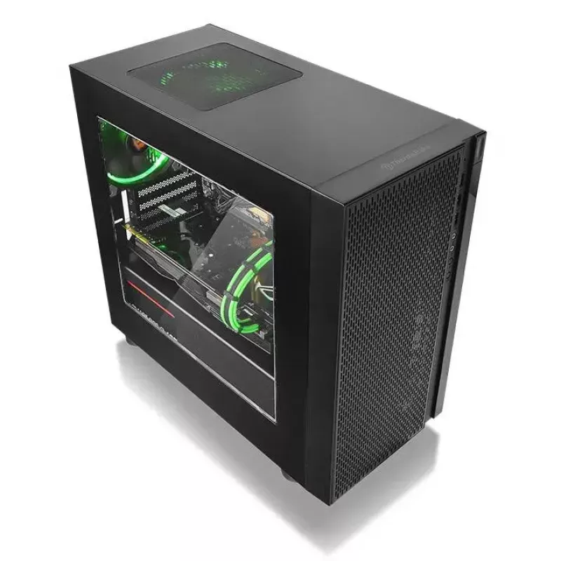 PC-kotelo Thermaltake Versa H18 micro tower musta