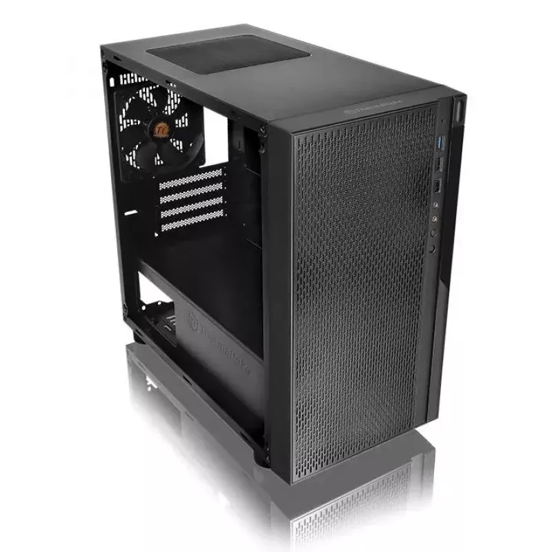 PC-kotelo Thermaltake Versa H18 micro tower musta