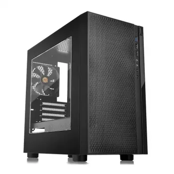 PC-kotelo Thermaltake Versa H18 micro tower musta