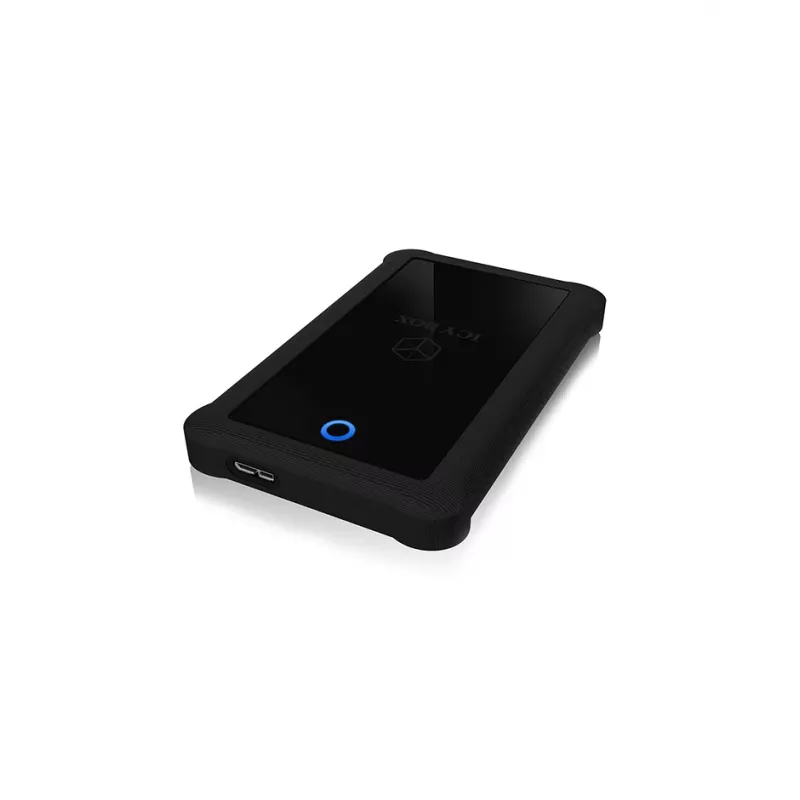 ICY BOX IB-233U3-B HDD/SSD-kotelo musta 2,5 tuumaa