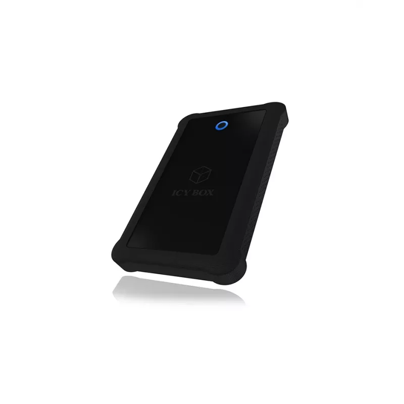 ICY BOX IB-233U3-B HDD/SSD-kotelo musta 2,5 tuumaa